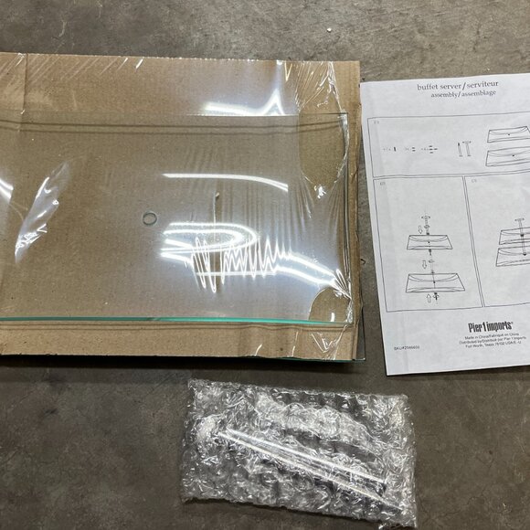 NEW Pier 1 Imports Tasting Party Two 2 Tiered Buffet Server Serviteur Appetizers - Picture 3 of 8